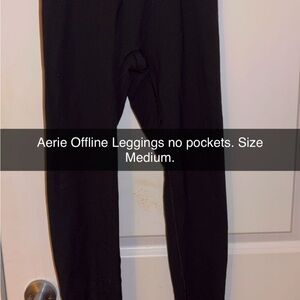 Aerie Black Leggings - Medium